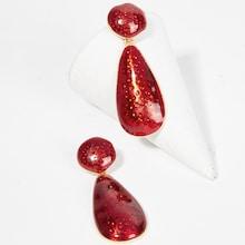 Romwe Waterdrop Shaped Drop Earrings