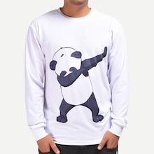 Romwe Guys Panda Print Tee