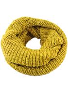 Romwe Solid Casual Scarf-yellow