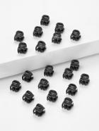 Romwe Plain Mini Hair Clip 10pairs