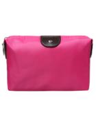 Romwe Hot Pink Zipper Makeup Bag