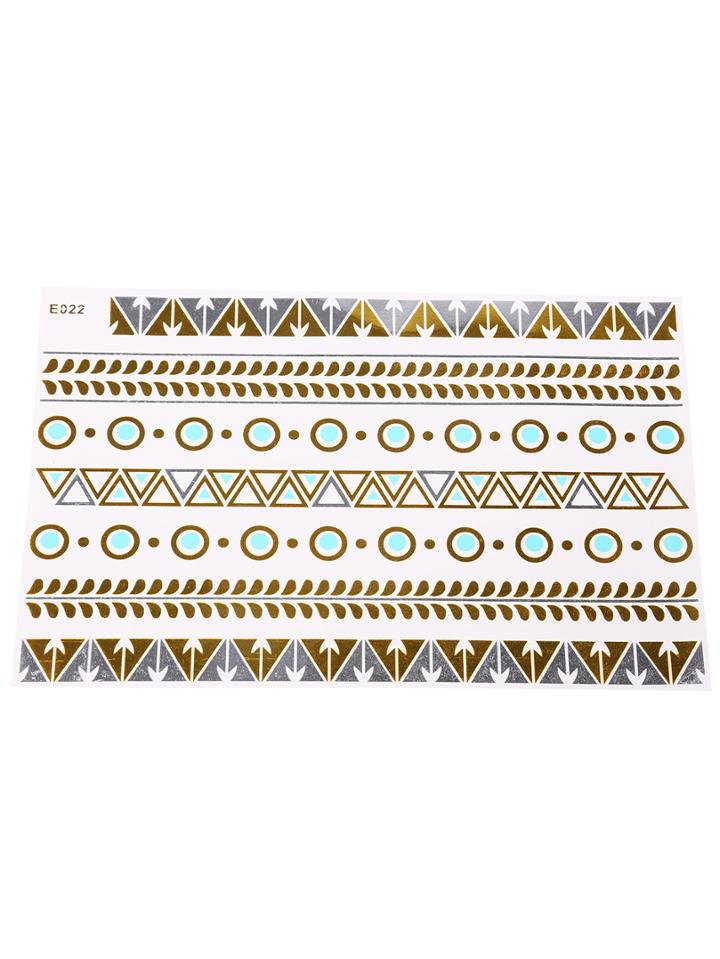 Romwe Ring Pattern Tattoo