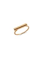 Romwe Gold Plated Geometric Smooth Design Ring