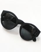 Romwe Black Lenses Round Sunglasses