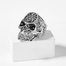 Romwe Guys Skeleton Shaped Ring