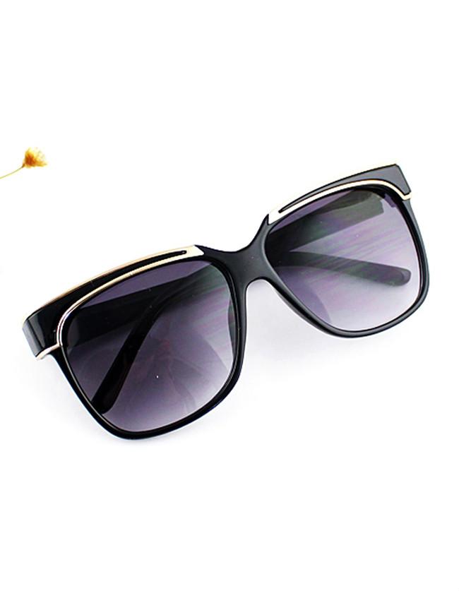Romwe Frames Resin Plastic Wrap Sunglasses