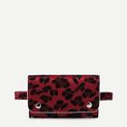 Romwe Leopard Pattern Studded Detail Bum Bag