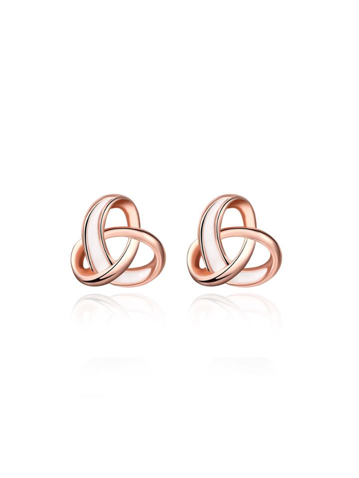 Romwe Geometric Design Stud Earrings