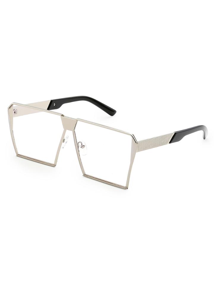 Romwe Square Lens Oversized Glasses
