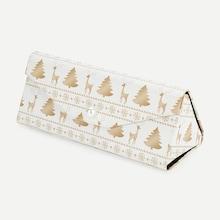 Romwe Fair Isle Glasses Case
