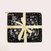 Romwe Sequin And Crown Detail Bag Sets 3pcs