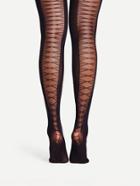 Romwe Hollow Back Design Tights