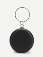 Romwe Round Wallet With Ring Handle
