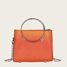 Romwe Ombre Chain Bag With Inner Pouch
