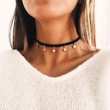 Romwe Star Fringe Choker