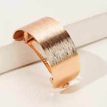 Romwe Solid Metal Hair Clip