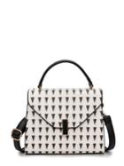 Romwe Geo Print Top Handle Structured Bag