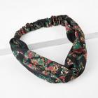 Romwe Twist Elastic Floral Headband