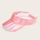 Romwe Velcro Detail Laser Visor