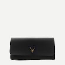 Romwe Metallic Foldover Purse