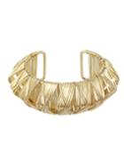 Romwe Gold Plated Adjustable Bracelet And Bangle