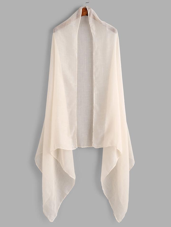 Romwe Lightweight Solid Scarf