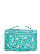 Romwe Pu Animal Print Makeup Bag