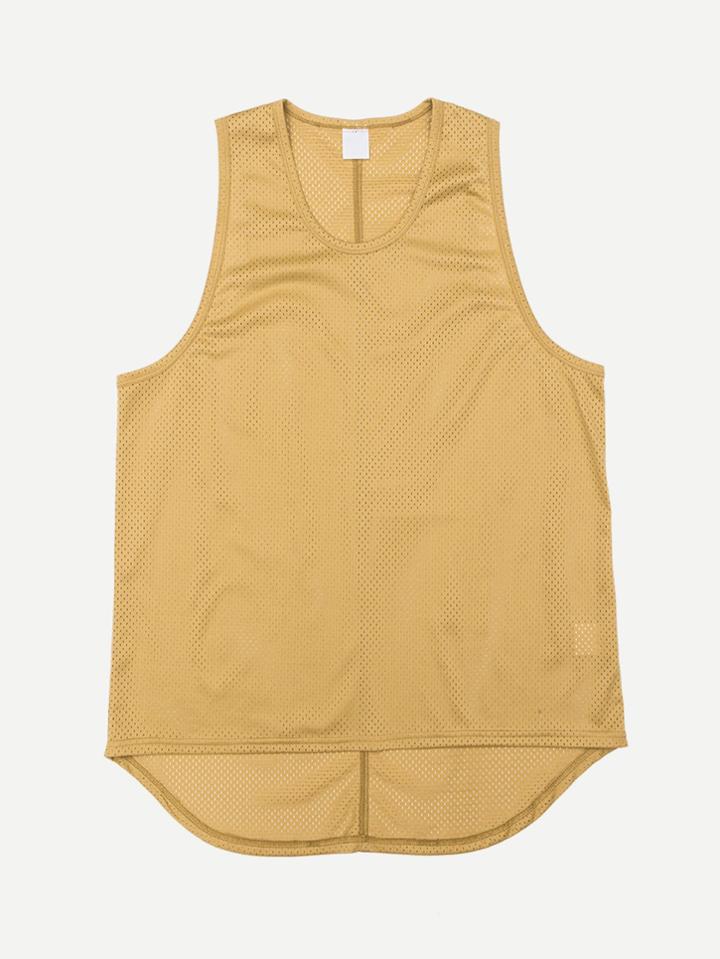 Romwe Men Basic Tank Top