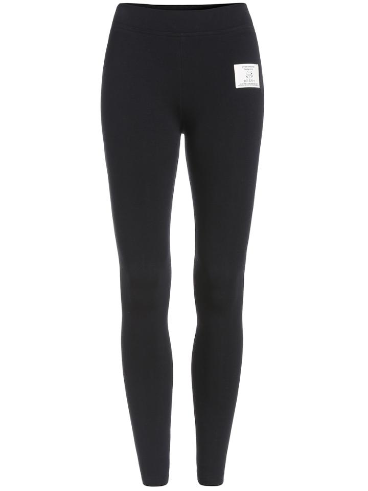Romwe Elastic Waist Cat Print Leggings