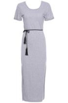 Romwe Romwe Simple Styling Short-sleeved Grey Dress