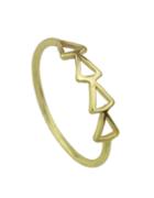 Romwe Gold Women Metal Ring
