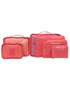 Romwe Red Wash Bag 6pcs
