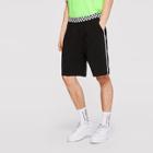 Romwe Guys Checked Waist Slant Pocket Shorts