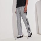 Romwe Guys Contrast Side Striped Houndstooth Print Pants