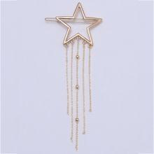 Romwe Star Decorated Chain Fringe Hair Clip