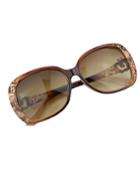 Romwe Summer Style Oversized Brown Sunglasses