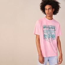 Romwe Guys Drop Shoulder Graphic Tee