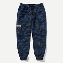 Romwe Men Elastic Waist Camo Pants