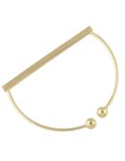 Romwe Gold Half Round Shape Bracelet