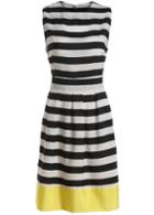 Romwe Color-block Striped Sun Dress