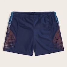 Romwe Guys Elastic Waist Beach Shorts