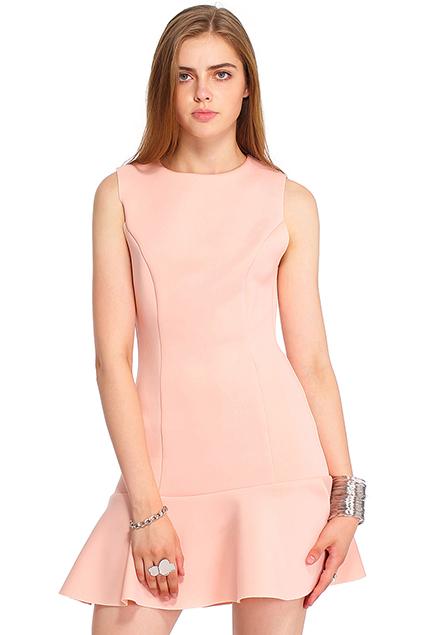 Romwe Sweet Pink Fishtail Dress