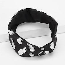 Romwe Pineapple Pattern Twist Headband