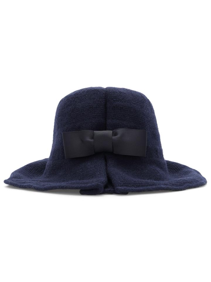Romwe Bow Boater Hat