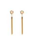 Romwe Chain Tassel Drop Earrings With Jewelry