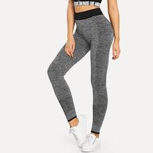 Romwe Plain Skinny Leggings