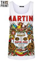 Romwe This Is Print Martini Print Vest