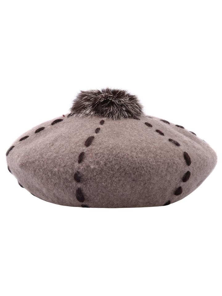 Romwe Rabbit Fur Hat