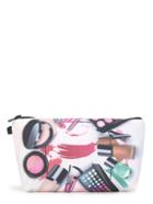 Romwe Cosmetics Print Zipper Pouch