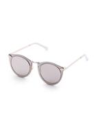 Romwe Double Frame Grey Lens Sunglasses